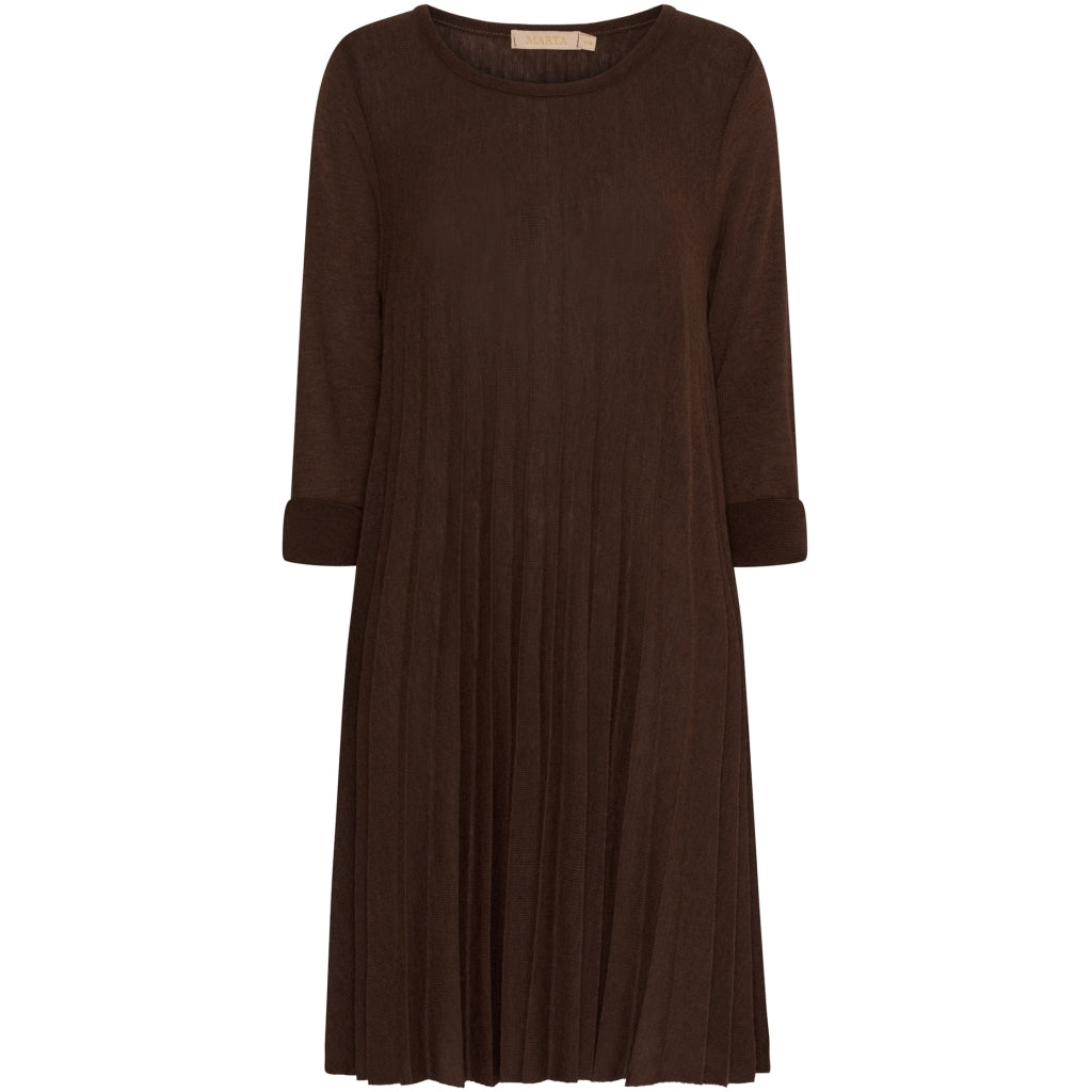 Marta Du Chateau Dame Kjole Mdcjasmin 71653 Brown Washed