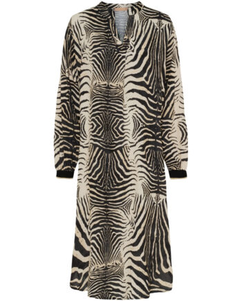 Marta Du Chateau Dame Kjole Mdcvalerie 32157 Nero Zebra