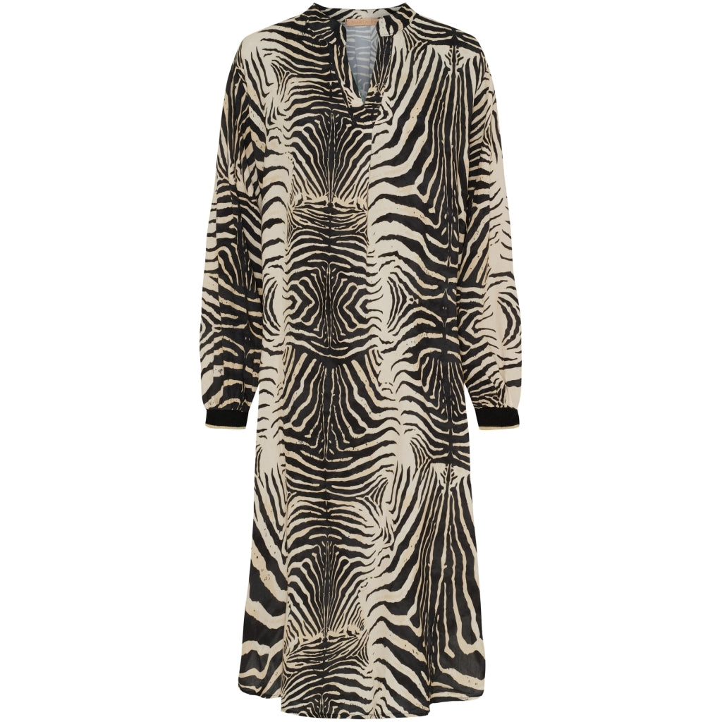 Marta Du Chateau Dame Kjole Mdcvalerie 32157 Nero Zebra