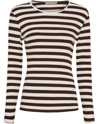 Marta Du Chateau Dame Langærmet  -shirt Mdcbegonia 7702 Moro