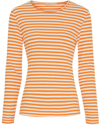 Marta Du Chateau Dame Langærmet  -shirt Mdcjosiane 49066 Arancio Greggio