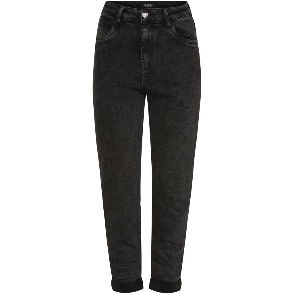 Marta Du Chateau Dame Mdckatrine Jeans 3499 Mdc105 Dark Grey