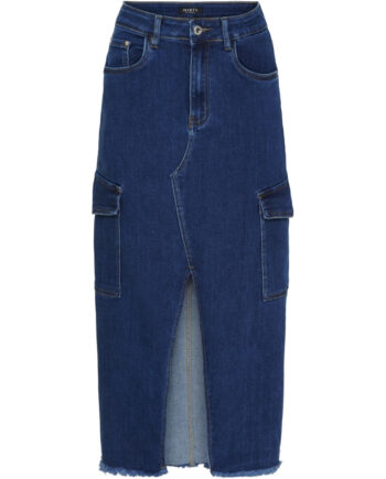 Marta Du Chateau Dame Nederdel Mdcelena Mdc114-jw726 Denim