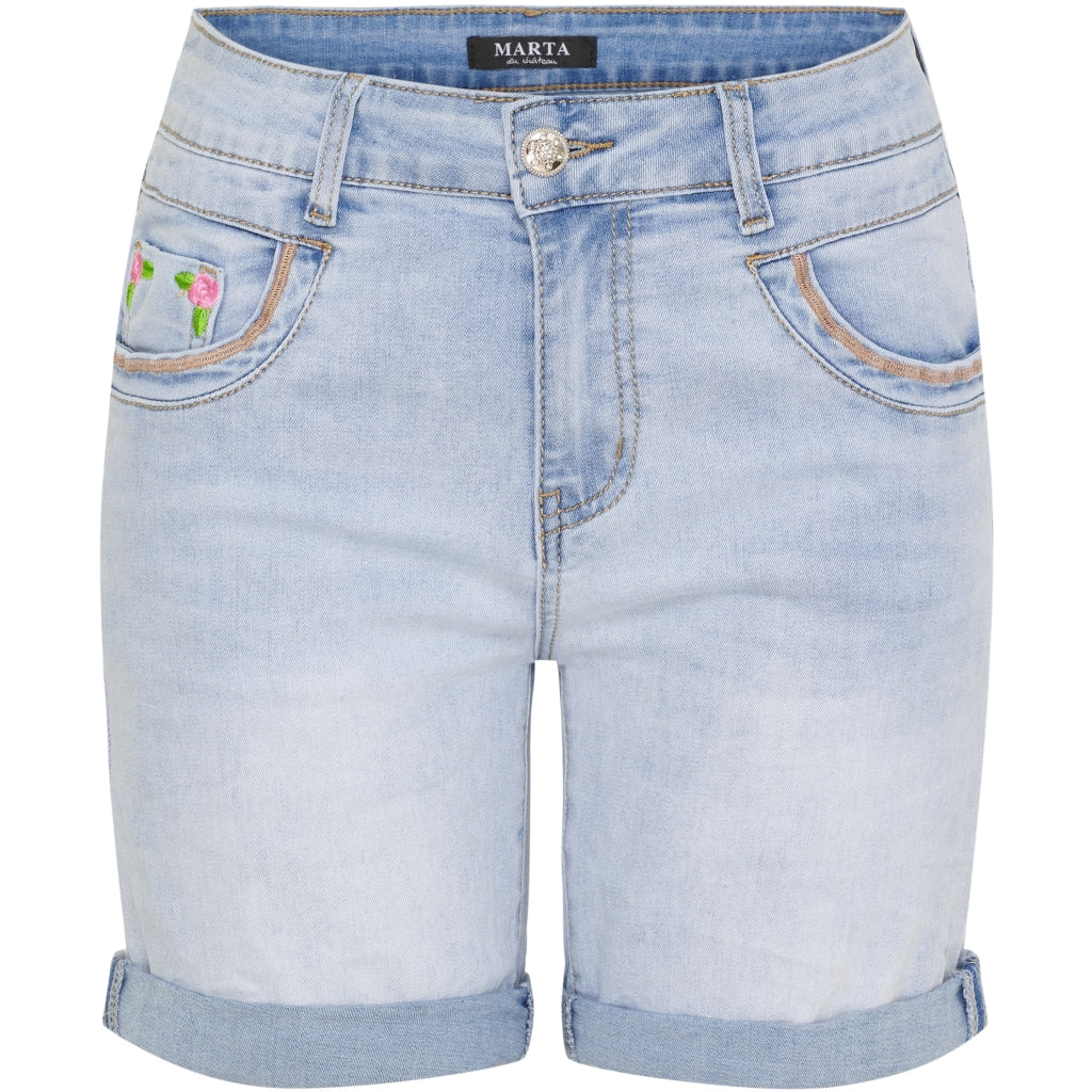 Marta Du Chateau Dame Shorts Mdchilma Mdc205-26104 Denim