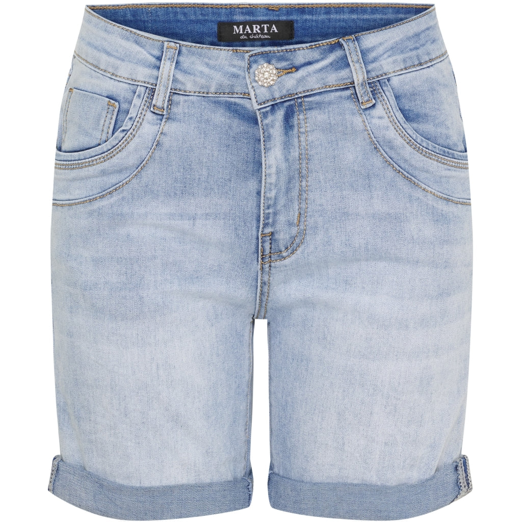Marta Du Chateau Dame Shorts Mdcinger Mdc206-26150 Denim