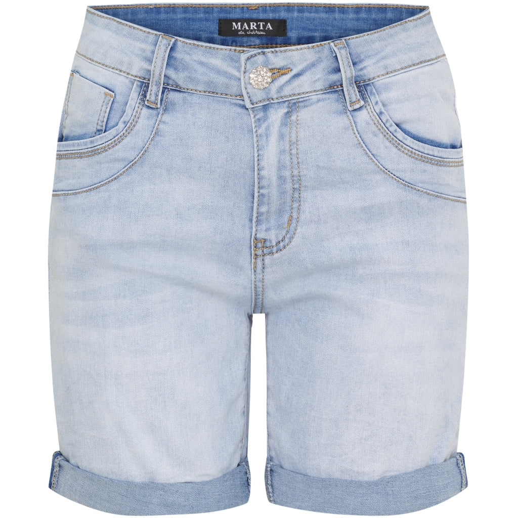 Marta Du Chateau Dame Shorts Mdckaia Mdc207-26106 Denim