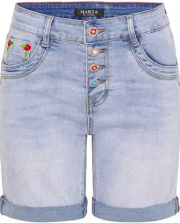 Marta Du Chateau Dame Shorts Mdcthora Mdc208-26151 Denim
