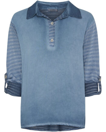 Marta Du Chateau Dame Skjorte Mdcbarbra 41429-  Blue
