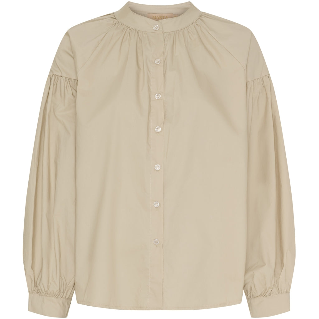 Marta Du Chateau Dame Skjorte Mdcchristiana 248532 Beige31