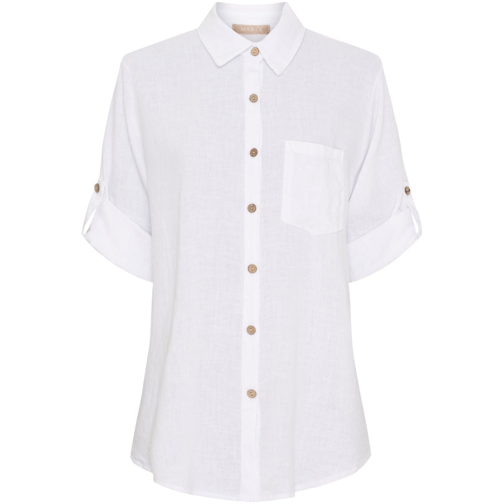 Marta Du Chateau Dame Skjorte Mdckiara 258354 Optical White