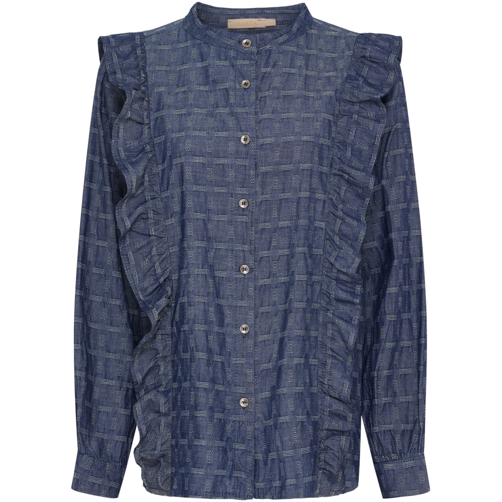 Marta Du Chateau Dame Skjorte Mdclena 6785 Jeans
