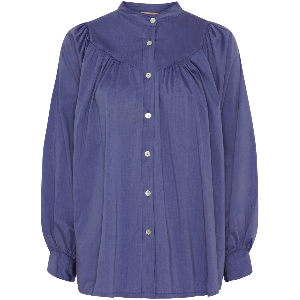 Marta Du Chateau Dame Skjorte Mdclina Blue