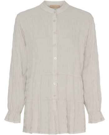 Marta Du Chateau Dame Skjorte Mdcnamoi Beige