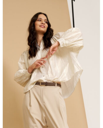 Marta Du Chateau Dame Skjorte Mdctarah Offwhite