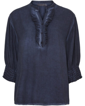 Marta Du Chateau Dame Skjorte Mdcunnur 6317 Blue Scuro Cw