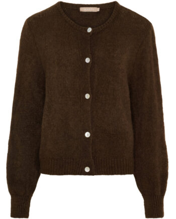 Marta Du Chateau Dame Strik Cardigan Mdccosima 5223 Chocolat111909