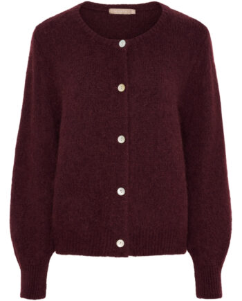 Marta Du Chateau Dame Strik Cardigan Mdccosima 5223 Melanzana3502