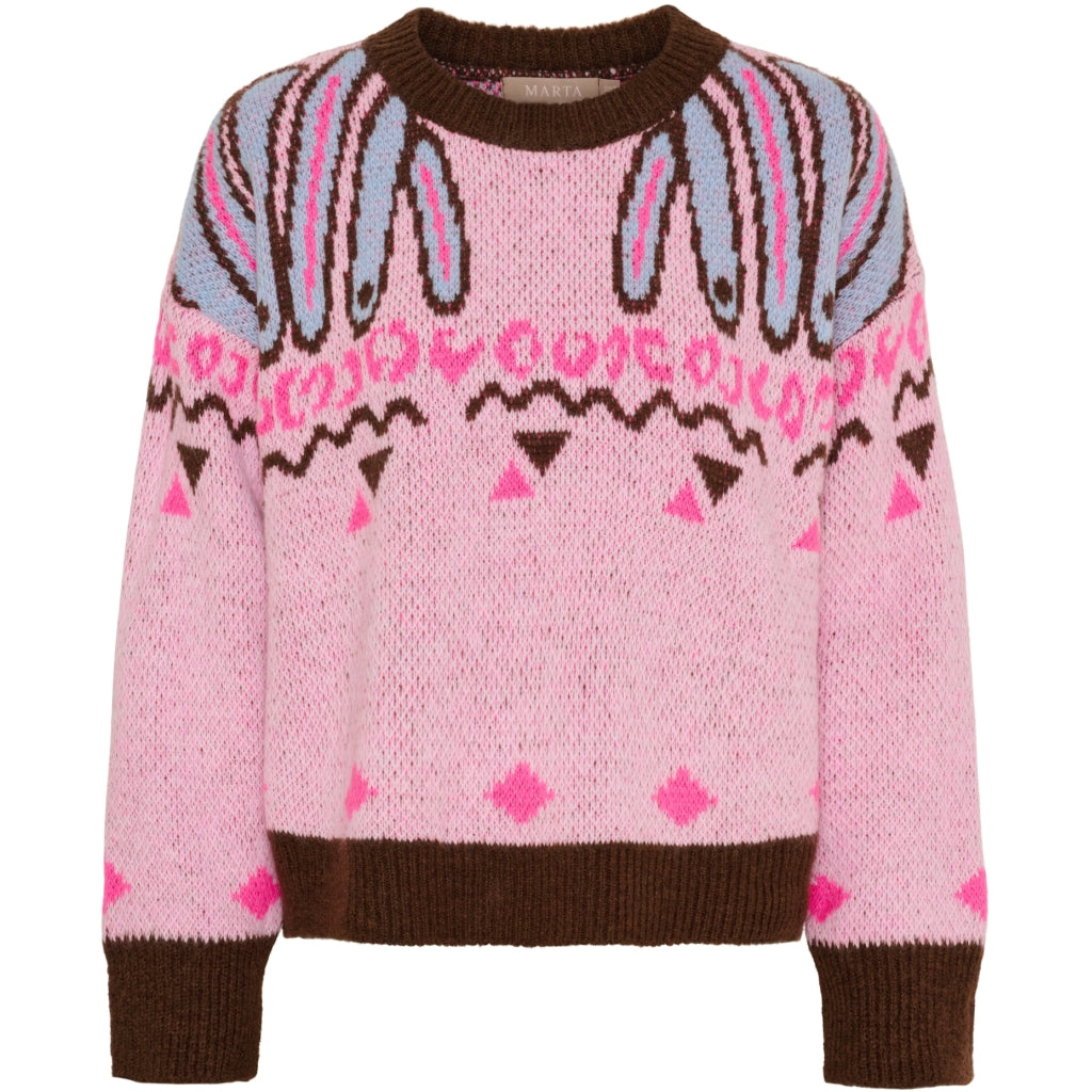 Marta Du Chateau Dame Strik Mdcbilla 8153 Pink