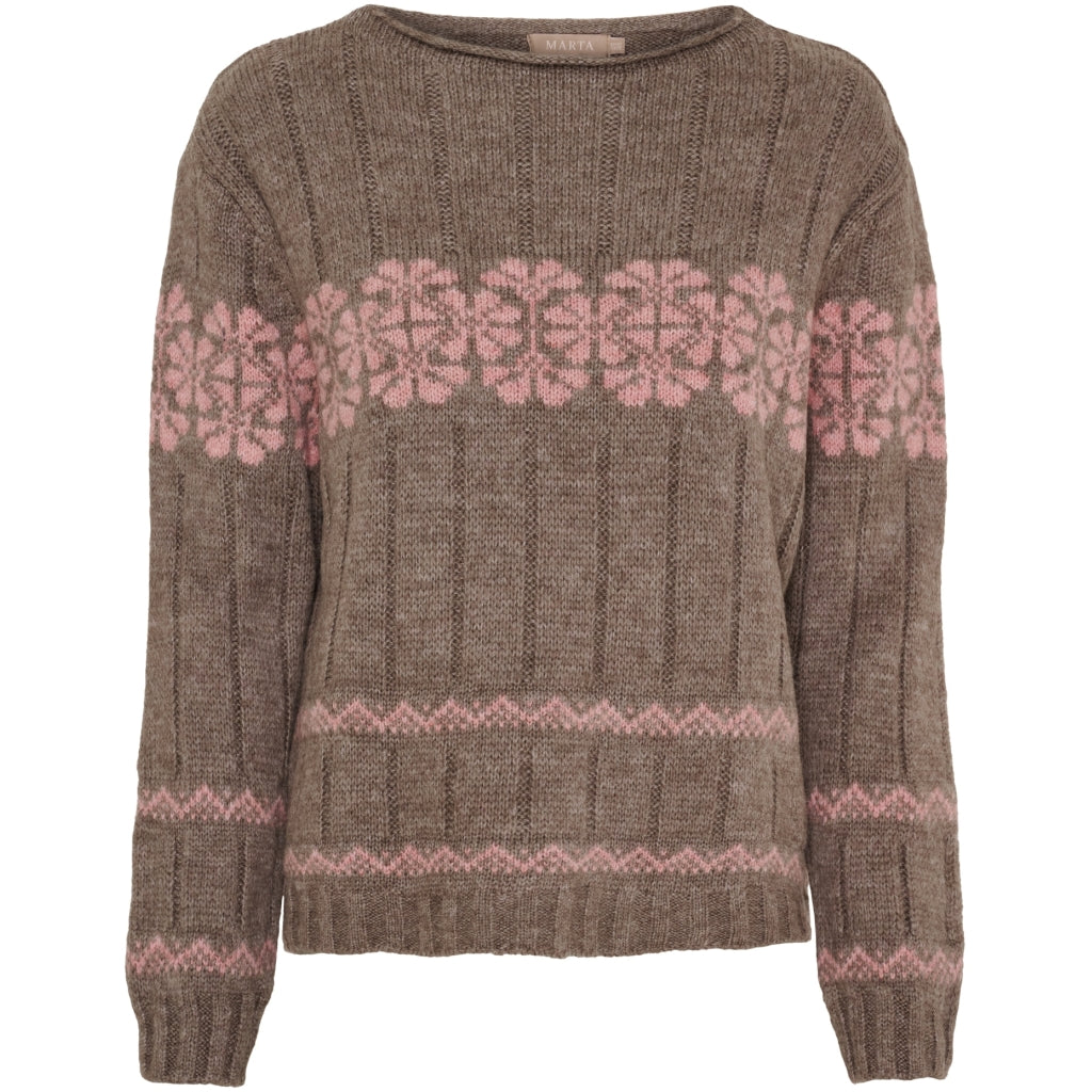 Marta Du Chateau Dame Strik Mdcbruna 8154 Fango Rose