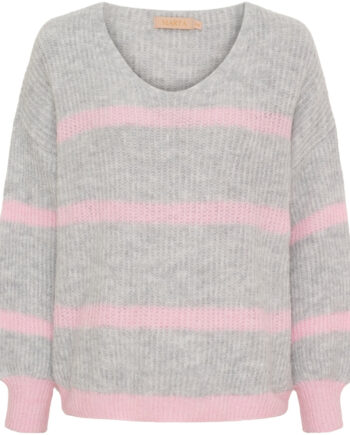 Marta Du Chateau Dame Strik Mdccarene 2402 Lightgrey Babypink