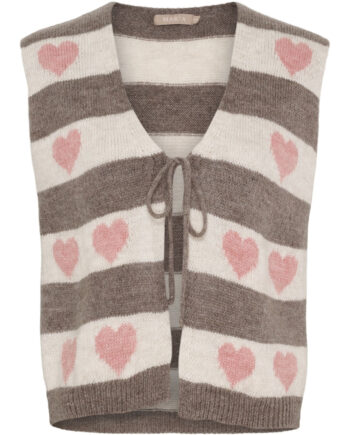 Marta Du Chateau Dame Strik Vest Mdcphoenix 8069 Old Rose