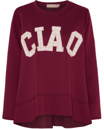 Marta Du Chateau Dame Sweatshirt Mdccharline 85783 Wine
