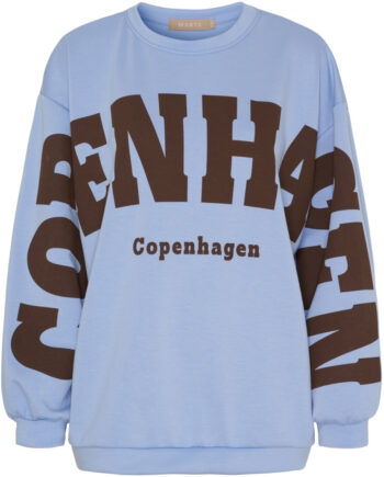 Marta Du Chateau Dame Sweatshirt Mdchibiscus 22659 Sky Blue