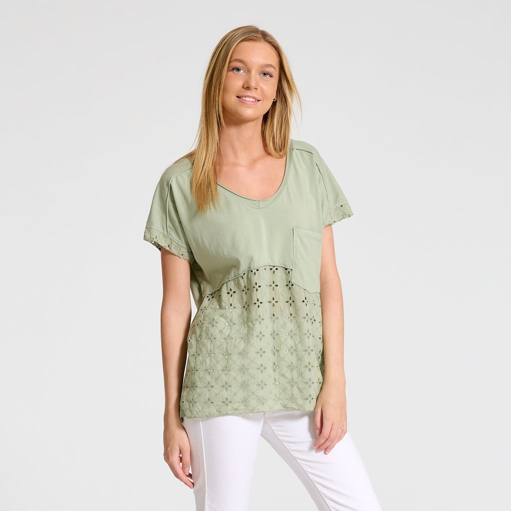 Marta Du Chateau Dame -shirt 41058 Kaki
