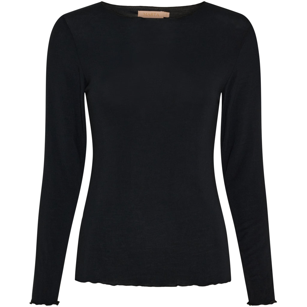 Marta Du Chateau Dame -shirt Mdcleonora 5894 Black