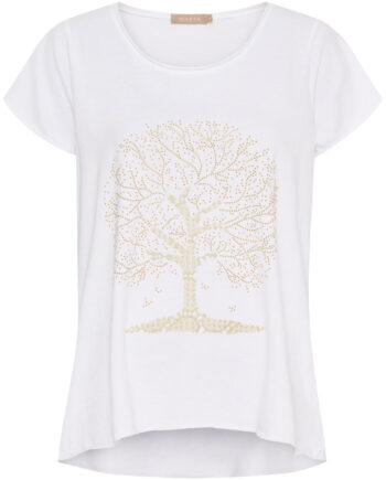 Marta Du Chateau Dame  -shirt Mdcmarie 1535 White Tree