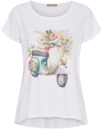 Marta Du Chateau Dame  -shirt Mdcmarie 1535 White Vespa