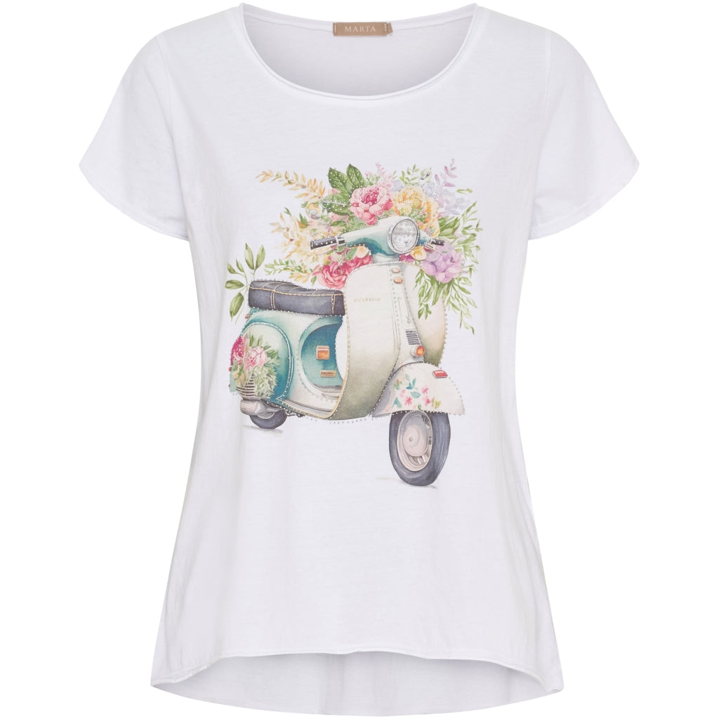 Marta Du Chateau Dame -shirt Mdcmarie 1535 White Vespa