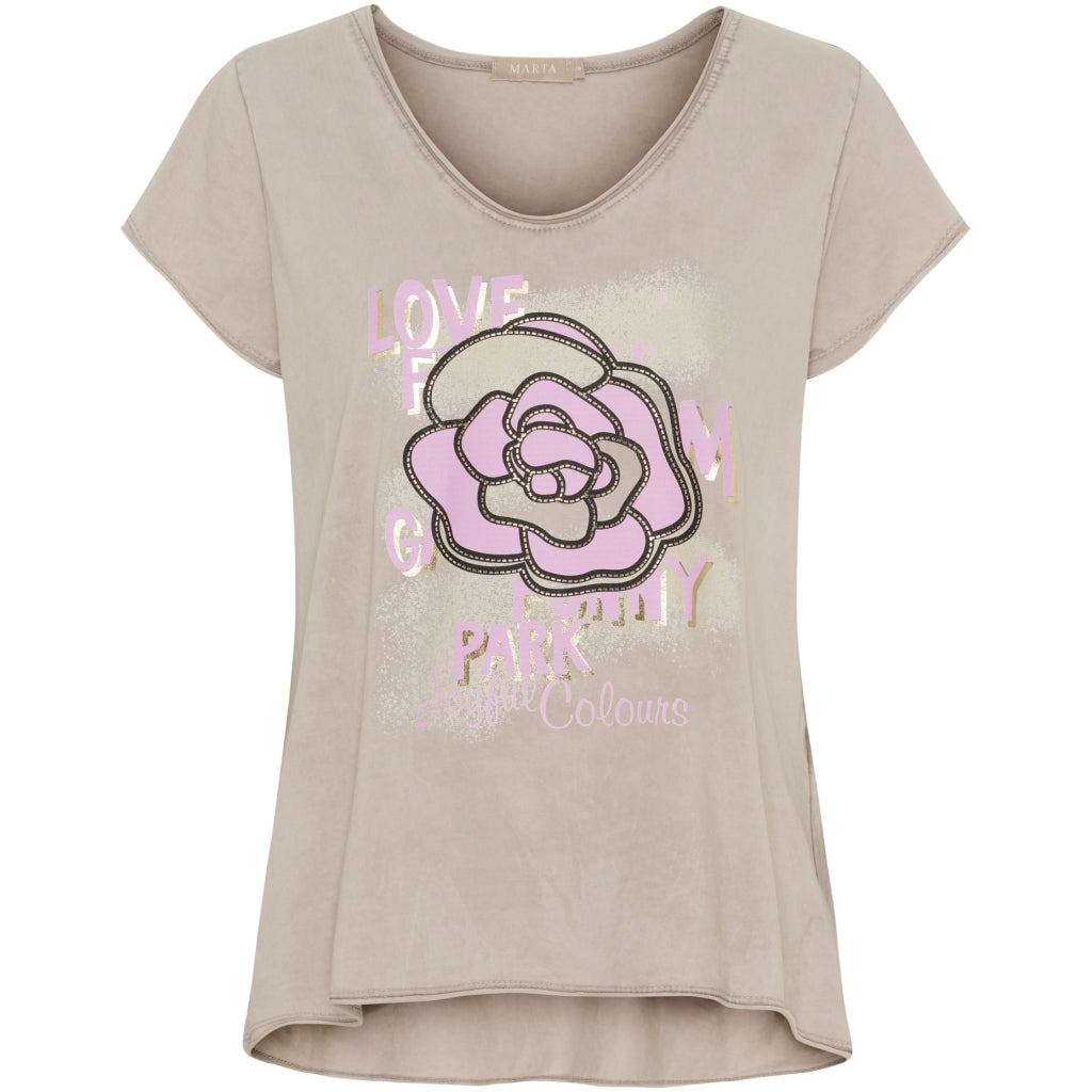 Marta Du Chateau Dame -shirt Mdcscarlett 3198 Fango