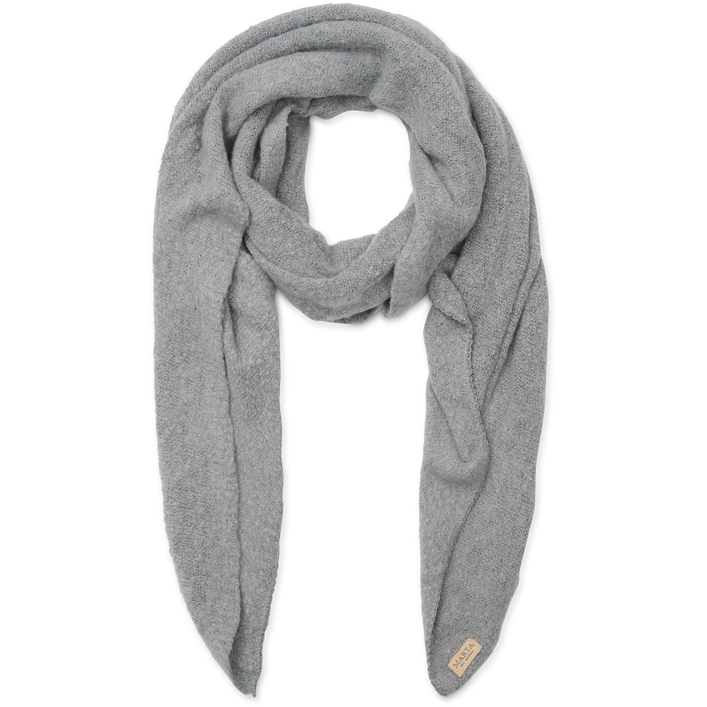 Marta Du Chateau Dame Tørklæde 194007 Light Grey Melange
