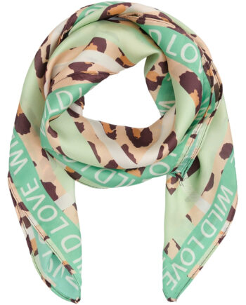 Marta Du Chateau Dame Tørklæde Mdcjuline Fa1-scarf Green Leo