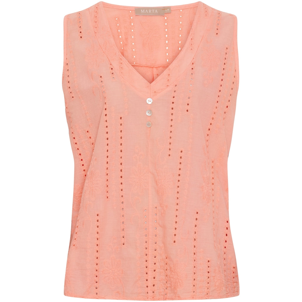 Marta Du Chateau Dame Top Mdcperla 6261 Orange703
