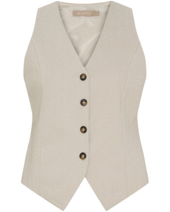 Marta Du Chateau Dame Vest Mdcrainey 248469 Beige1