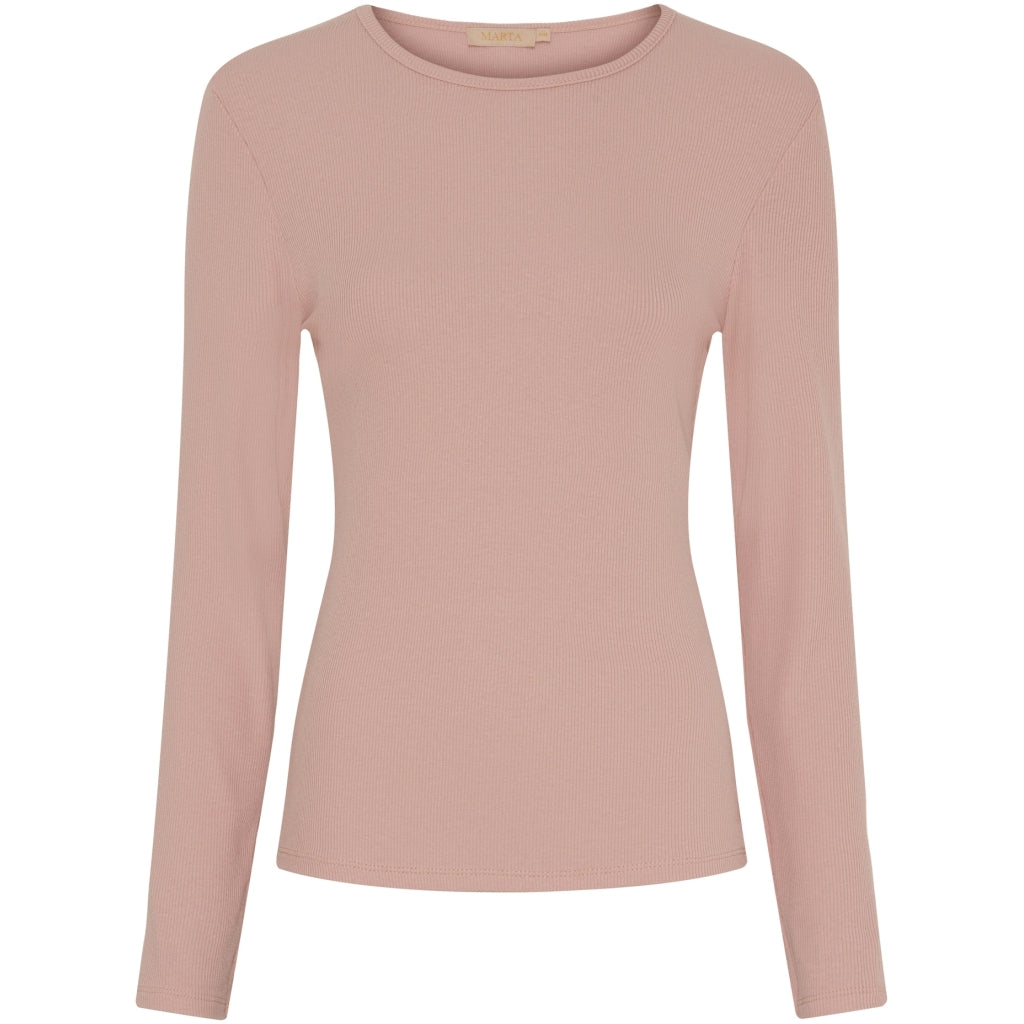 Marta Du Chateau Langærmet -shirt Mdcingrid 4906 Rosascuross