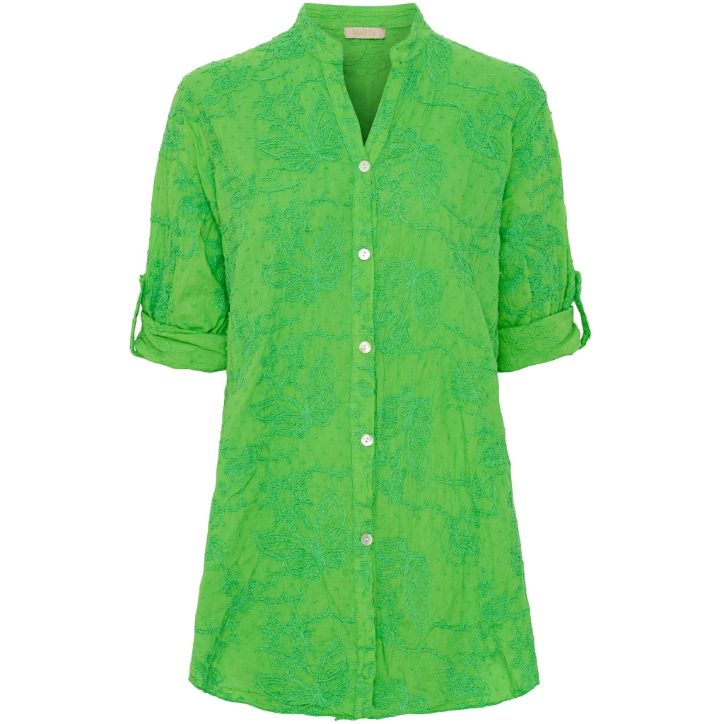 Marta Du Chateau Skjorte 2699 Bottega Green