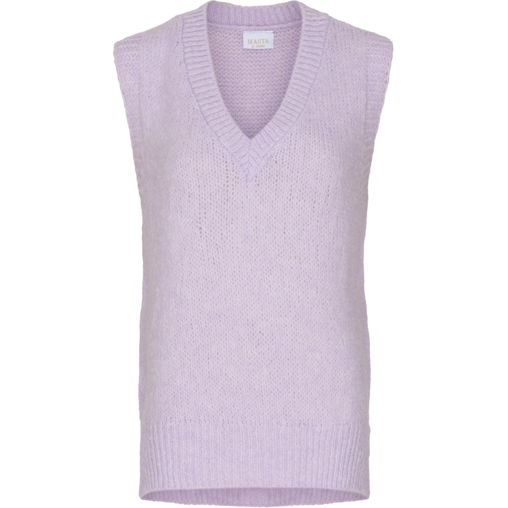 Marta Du Chateau Strik Vest 201138 Lillac
