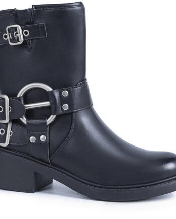 Milja Dame Bikerstøvler 68242 Black