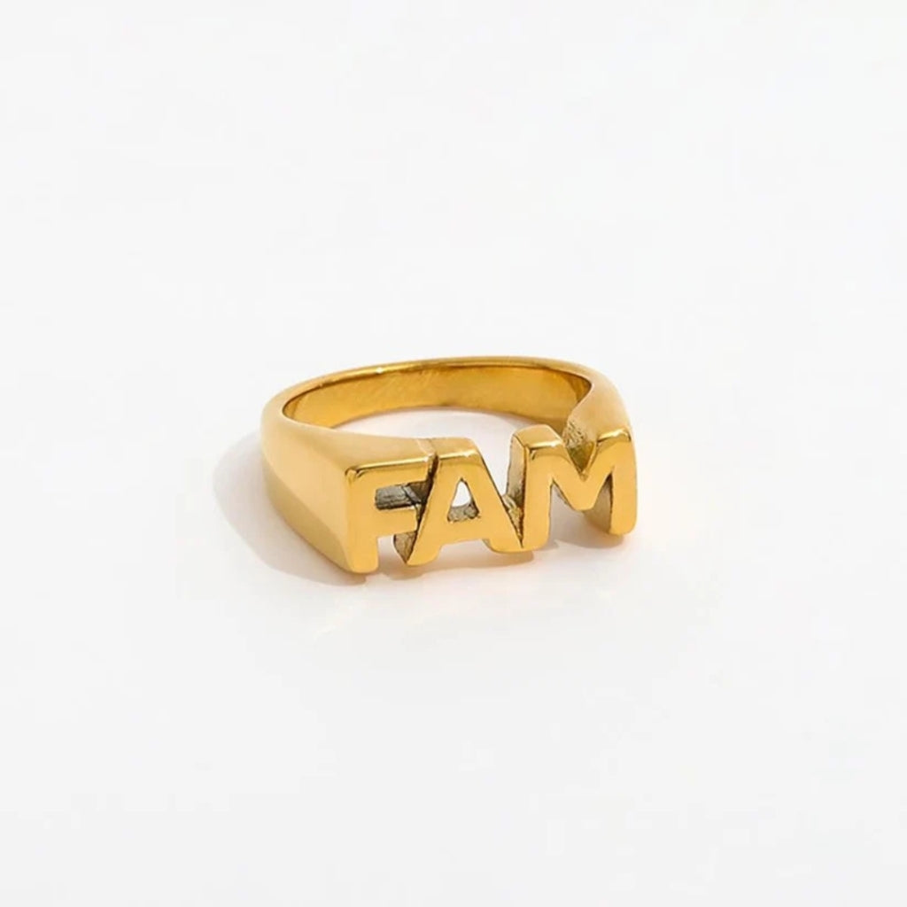 Muun Studios Fam Ring 18k Guldbelagt R088 Guld