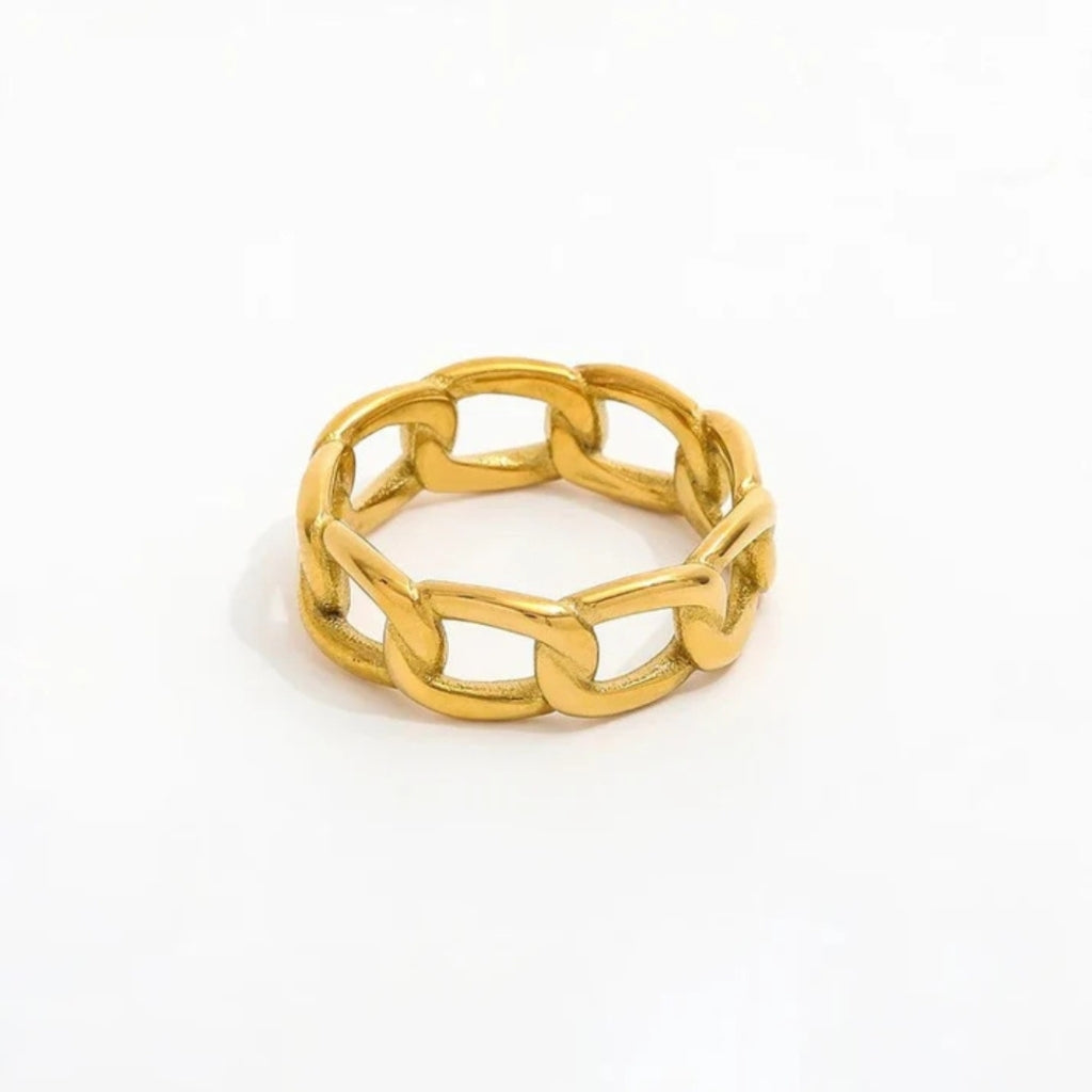 Muun Studios Panser Dainty Ring 18k Guldbelag R068 Guld