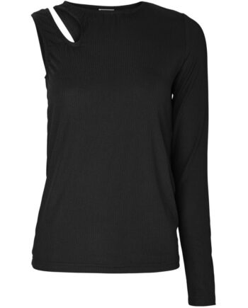 Nmbuster     One-shoulder Top Jrs Black