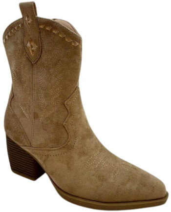 Noelle Dame Cowboystøvler 2484 Taupe