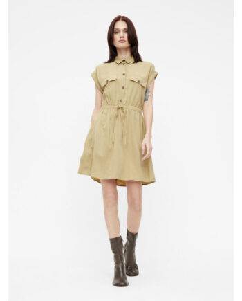 Object Dame Kjole Objtilda Khaki