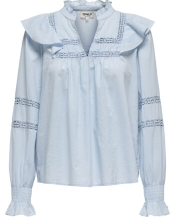 Only Dame Bluse Onljulia Cashmere Blue