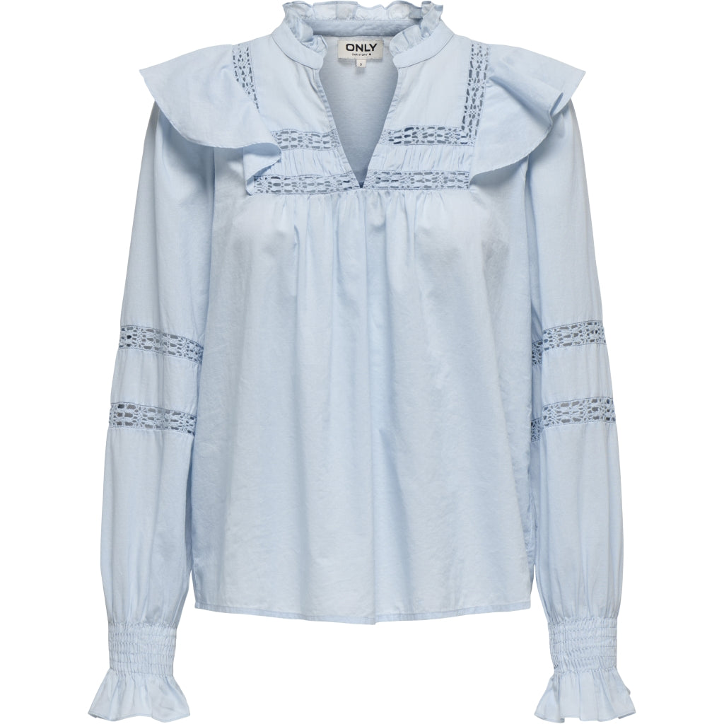 Only Dame Bluse Onljulia Cashmere Blue