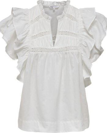 Only Dame Bluse Onlsunny Cloud Dancer