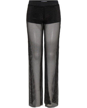 Only Dame Bukser Onltorvi Black Dark Rhinestone
